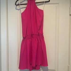 Amanda Uprichard Smocked Waist Dress